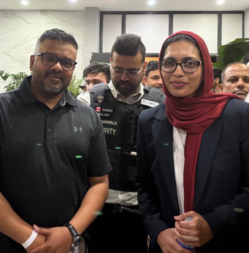 Hafiz with Dolly Begum